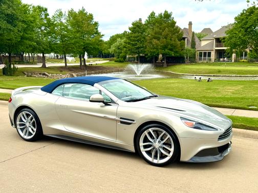 Silver 2016 Aston Martin Vanquish Volante
