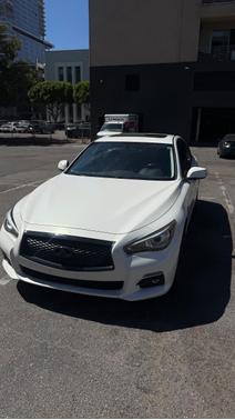 White 2015 INFINITI Q50 Premium