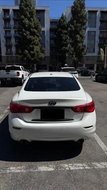 White 2015 INFINITI Q50 Premium