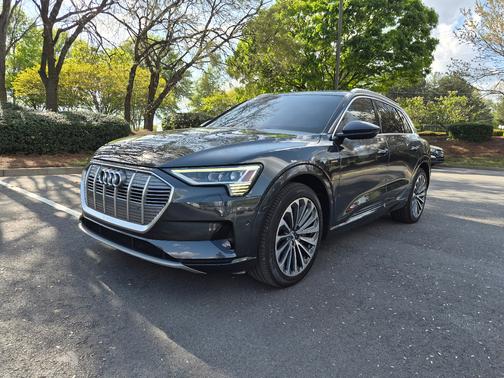 Gray 2019 Audi e-tron Prestige