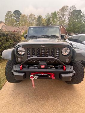 Green 2015 Jeep Wrangler Unlimited Rubicon