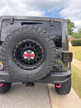 Green 2015 Jeep Wrangler Unlimited Rubicon