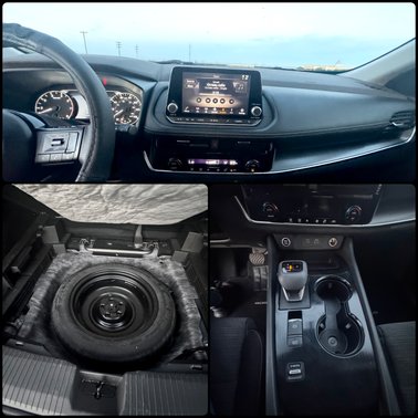 Blue 2021 Nissan Rogue SV