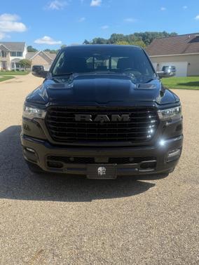 Black 2025 RAM 1500 Laramie