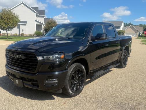 Black 2025 RAM 1500 Laramie