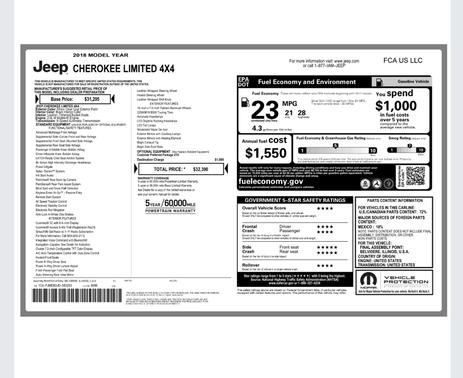 2018 Jeep Cherokee Limited