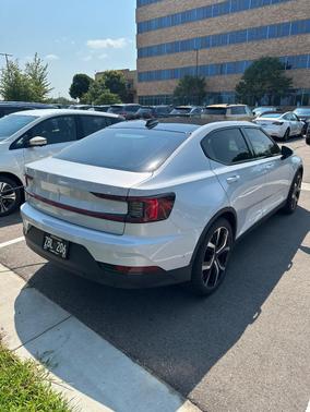 White 2021 Polestar 2 Launch Edition