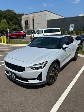 White 2021 Polestar 2 Launch Edition