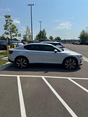 White 2021 Polestar 2 Launch Edition