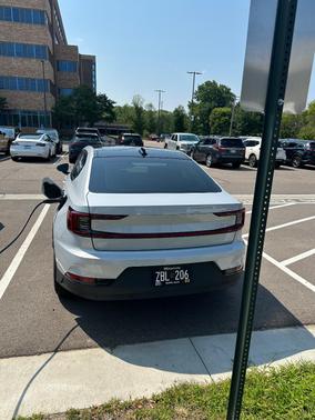 White 2021 Polestar 2 Launch Edition