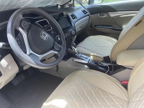 White 2014 Honda Civic EX
