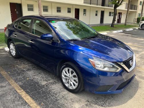 Blue 2018 Nissan Sentra SV