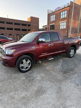 Red 2008 Toyota Tundra Limited Double Cab