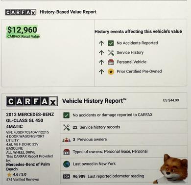 2013 Mercedes-Benz GL-Class GL 450 4MATIC