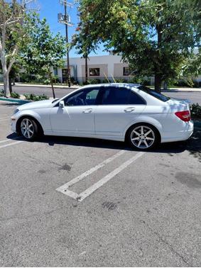 White 2014 Mercedes-Benz C-Class C 250 Sport