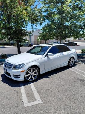 White 2014 Mercedes-Benz C-Class C 250 Sport