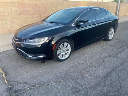 Black 2016 Chrysler 200 Limited