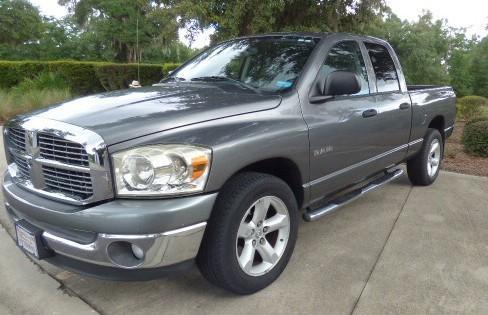 Gray 2008 Dodge Ram 1500 SLT Quad Cab