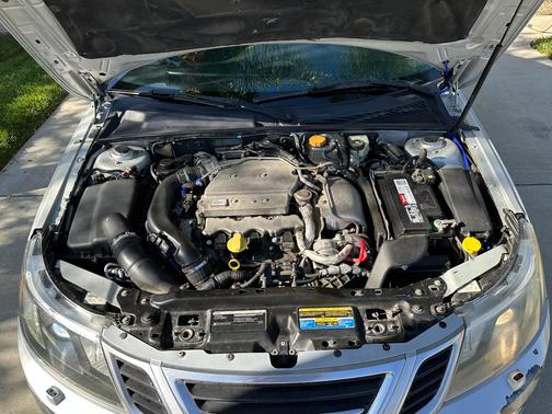 Silver 2008 Saab 9-3 Aero
