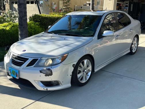 Silver 2008 Saab 9-3 Aero