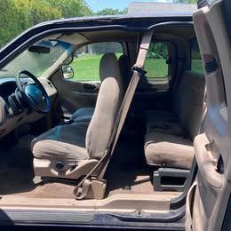 Blue 1999 Ford F-150 XLT SuperCab