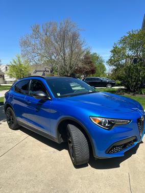 Blue 2019 Alfa Romeo Stelvio Ti Sport