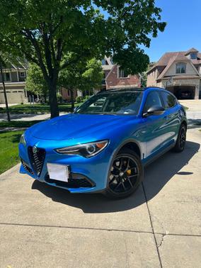 Blue 2019 Alfa Romeo Stelvio Ti Sport