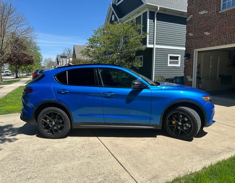 Blue 2019 Alfa Romeo Stelvio Ti Sport