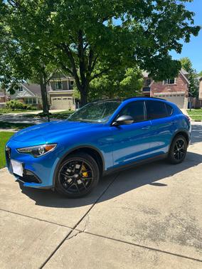 Blue 2019 Alfa Romeo Stelvio Ti Sport