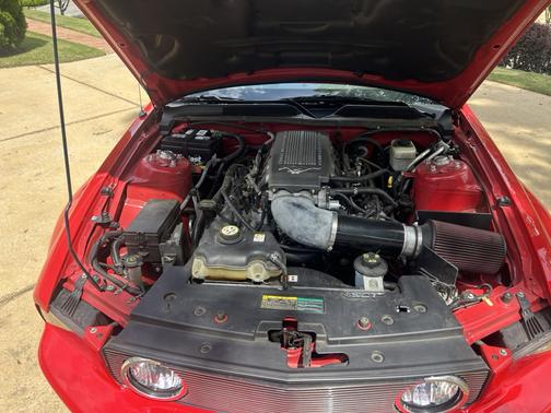 Red 2007 Ford Mustang GT