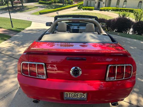 Red 2007 Ford Mustang GT