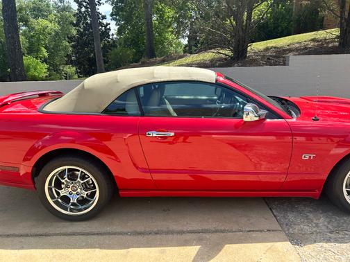 Red 2007 Ford Mustang GT
