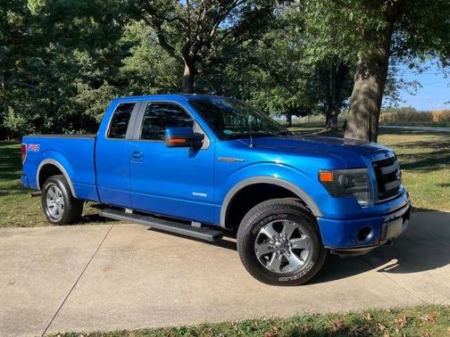 Blue 2014 Ford F-150 FX4