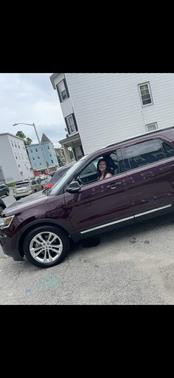 Red 2019 Ford Explorer XLT