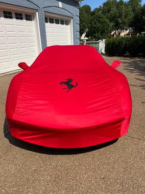 Red 2019 Ferrari 488 Spider Base