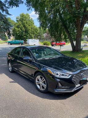 Black 2018 Hyundai SONATA SEL