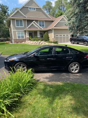Black 2018 Hyundai SONATA SEL