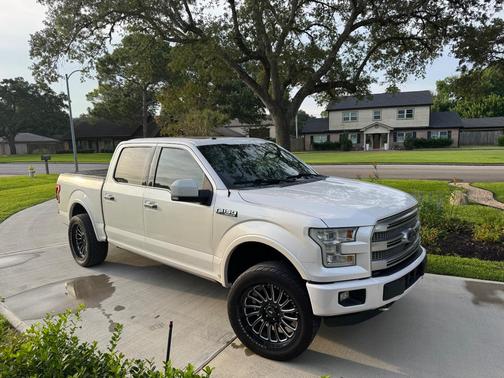 White 2016 Ford F-150 Platinum