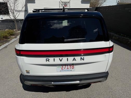 White 2023 Rivian R1S Adventure Quad-Motor Large Package