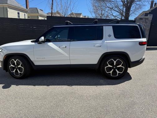 White 2023 Rivian R1S Adventure Quad-Motor Large Package