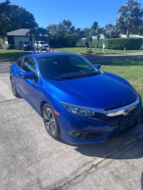 Blue 2016 Honda Civic EX-L