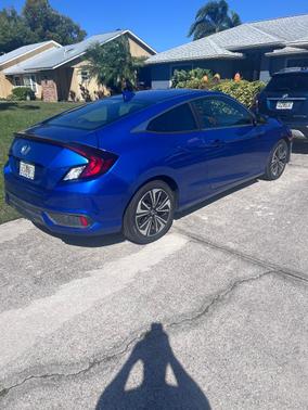 Blue 2016 Honda Civic EX-L