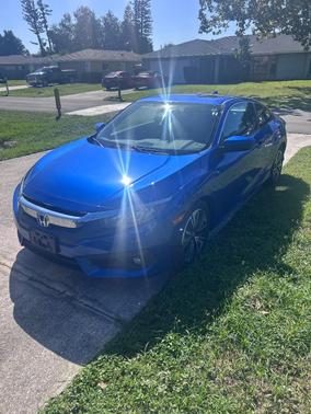 Blue 2016 Honda Civic EX-L