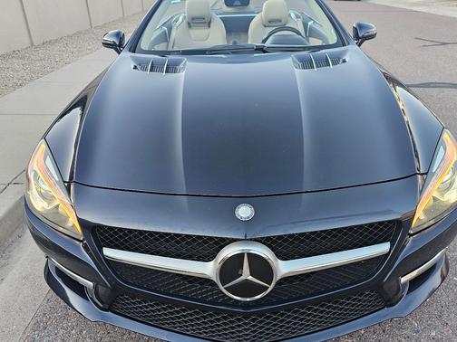 Blue 2014 Mercedes-Benz SL-Class SL 550