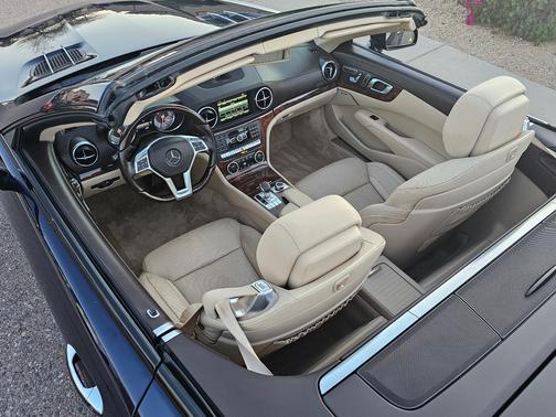 Blue 2014 Mercedes-Benz SL-Class SL 550