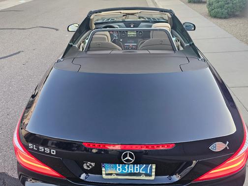 Blue 2014 Mercedes-Benz SL-Class SL 550