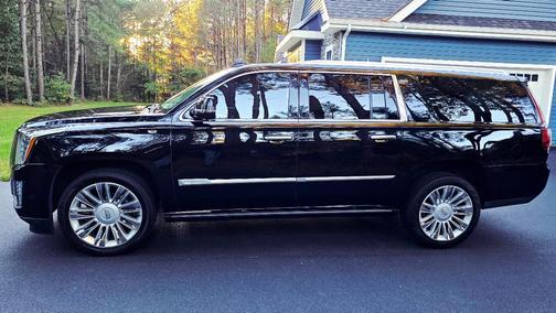Black 2018 Cadillac Escalade ESV Platinum