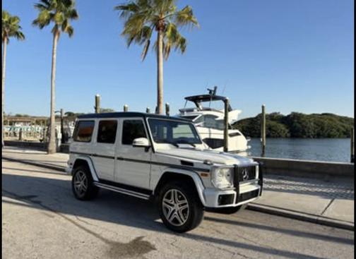 White 2015 Mercedes-Benz G-Class G 550