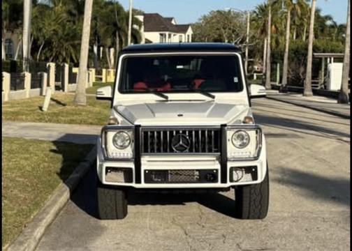 White 2015 Mercedes-Benz G-Class G 550