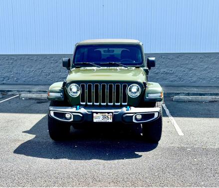 Green 2023 Jeep Wrangler 4xe Sahara